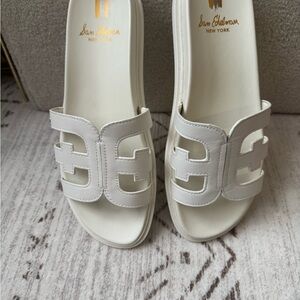 White Sam Edelman Sandals